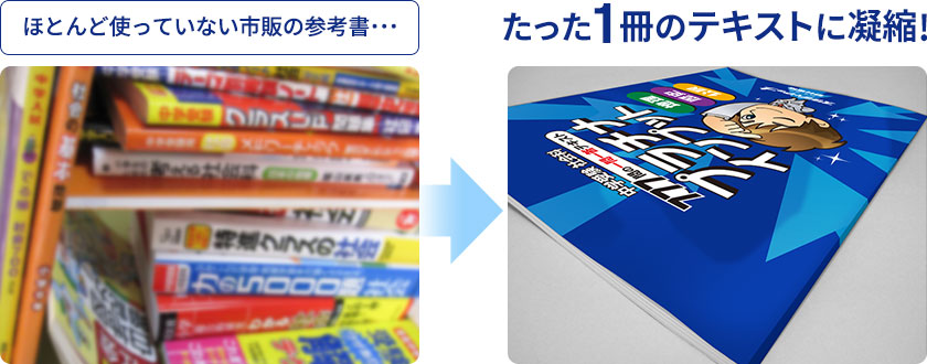 たった１冊のテキストに凝縮!