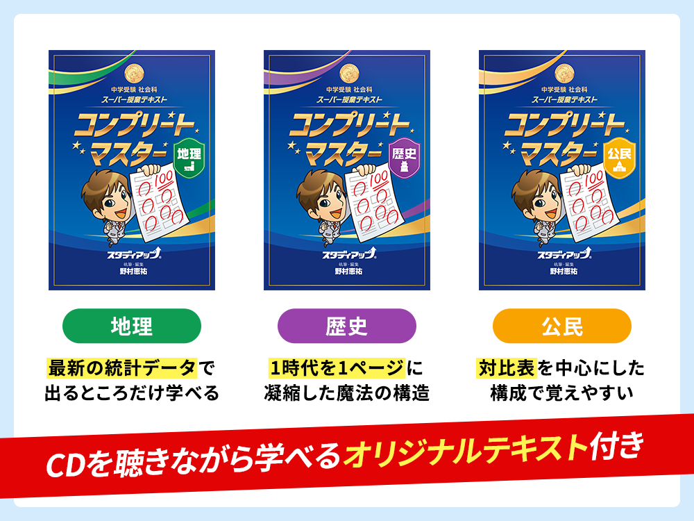 CDを聴きながら学べるオリジナルテキスト付き